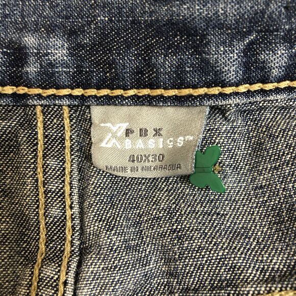PBX Basics Denim Blue Jeans, Size 40x30 - Picture 6 of 15
